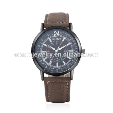 New Fashion Cheap Retro Quartz Popular Leather Wrist Watch SOXY049